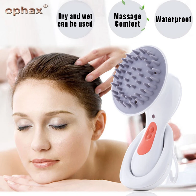 OPHAX, Электрический массажер для головы, расслабление, шиацу, головная боль, снятие стресса, предотвращение выпадения волос, массажные продукты