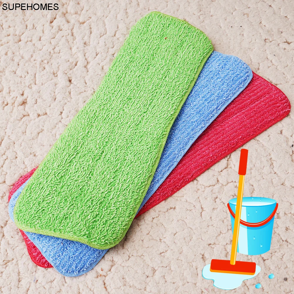 3 Colors Home Use Mop Microfiber Pad Practical Household Dust Cleaning