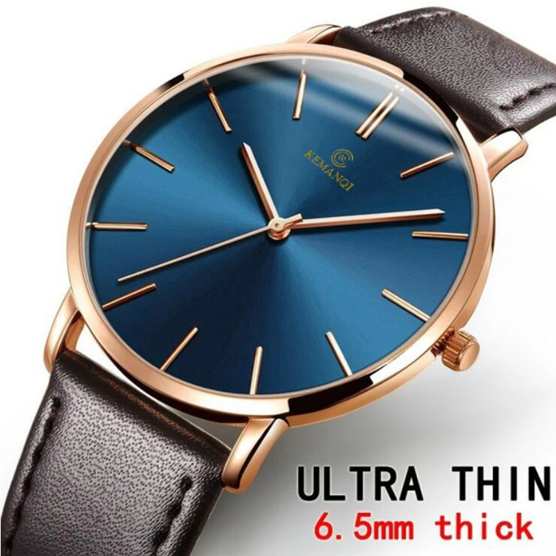 Relogio Masculino Mens Watches Top Brand Luxury Ultra-thin Wrist Watch Men Watch Men's Watch Clock Drop shipping erkek kol saati