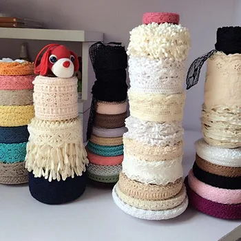 

250g/lot Mixed Knitted Cotton Lace Ribbon for Sewing Garment Accessories Clothing DIY Decoration,Wedding Party/Craft & Gift Pack