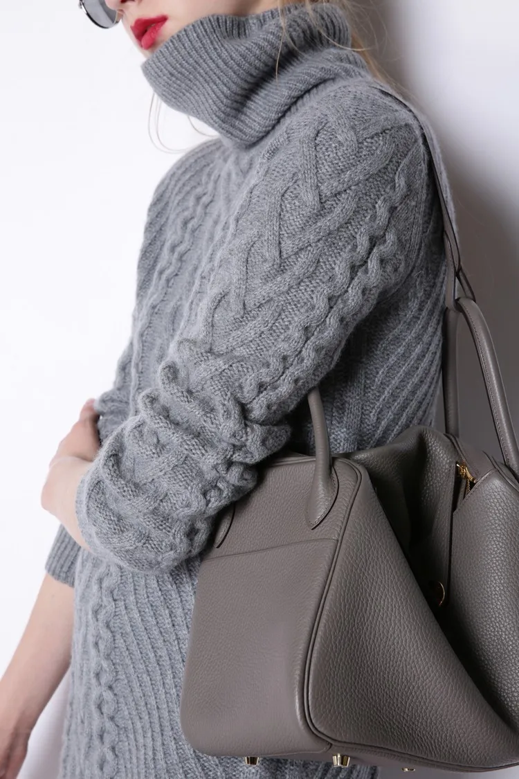 Brand Sweater 2019 New Women's Turtleneck. Fashion Loose Woolen Ladies Sweater.Pull Femme Hiver. Warm Cashmere Sweater S-2XL  (10)