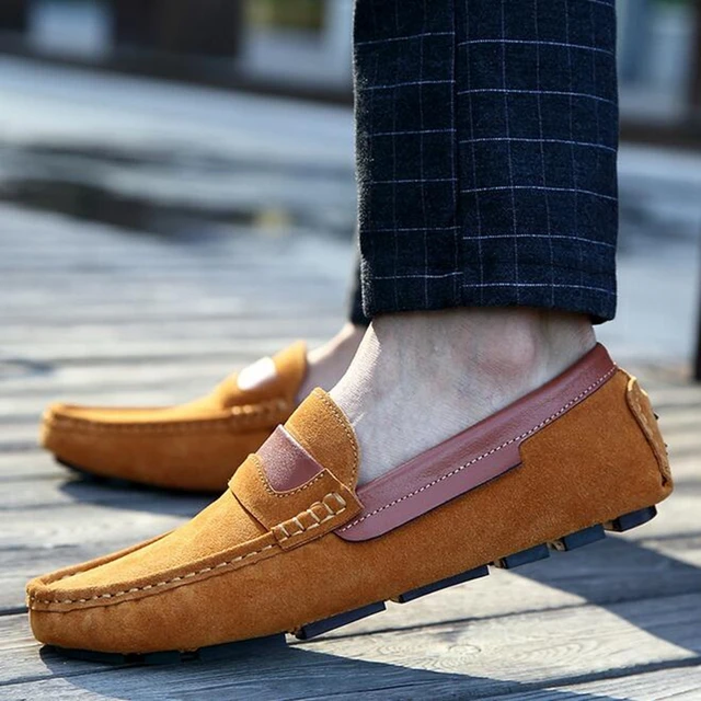 Men's Stylish Slip-on Casual Suede Moccasins Loafers Boat Shoes Men's Stylish Slip-on Casual Suede Moccasins Loafers Boat Shoes