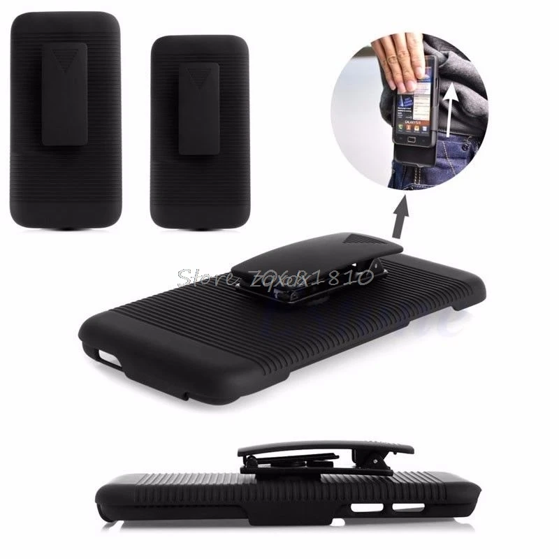 

Hard Back Case Cover Kickstand+Belt Clip Holster For Samsung Galaxy S7/S7 Edge
