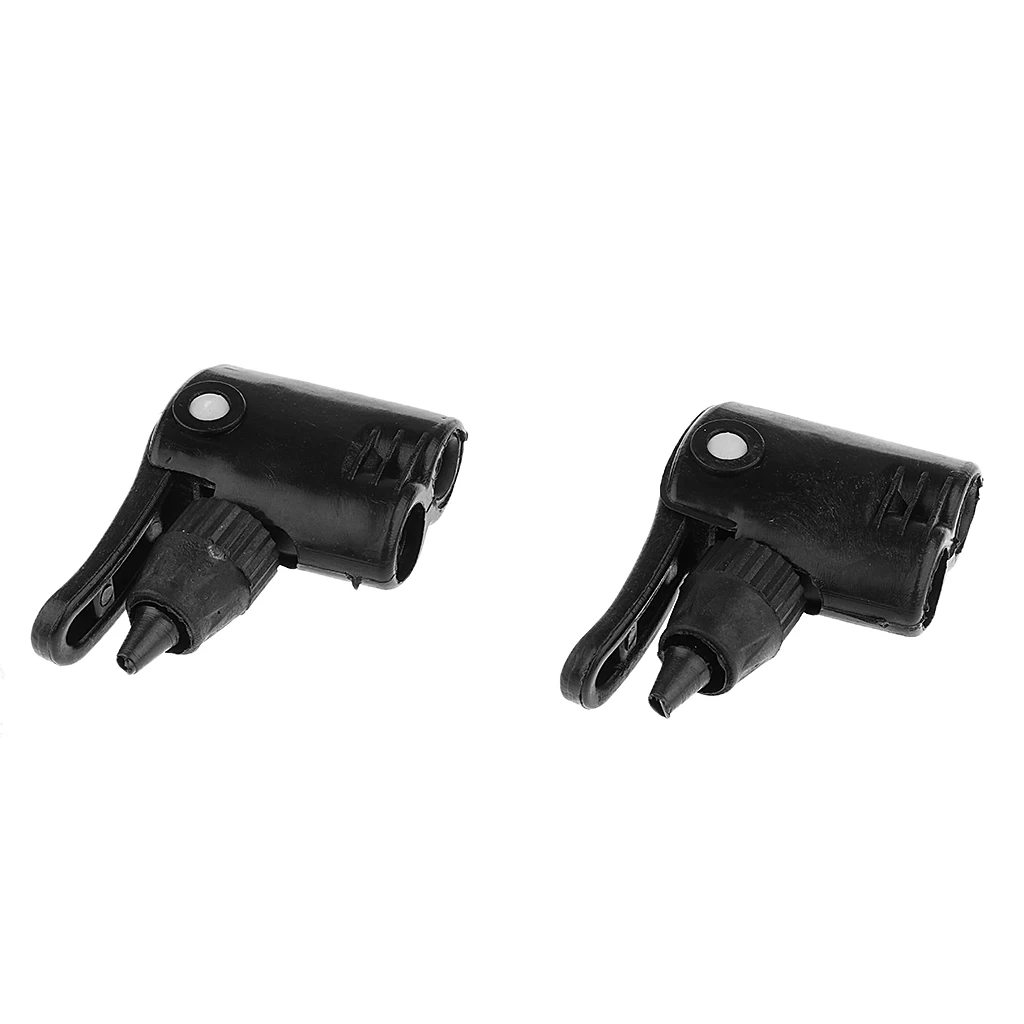 2Pcs/pack Portable Bike Biycle Mountain Tire Air Pump Inflator Head for Presta Schrader Valve Cycling Tire Gas Needle Inflator