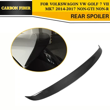 

Car Styling Carbon Fiber Rear Roof Spoiler Wings Lip For VW Golf VII MK7 Standard 2014-2017