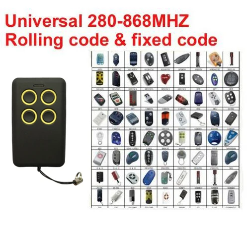 

2018 new Auto-Scan 280mhz - 868mhz Multi Frequency brand rolling code remote control duplicator receiver