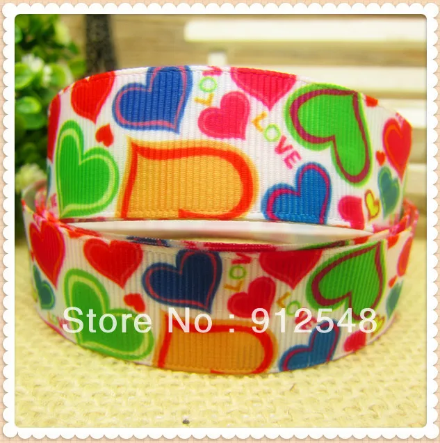 7/8 ''любовь Слоны печатных grosgrain ленты, Аксессуары для одежды, ручной работы материалы одежды, WM12823