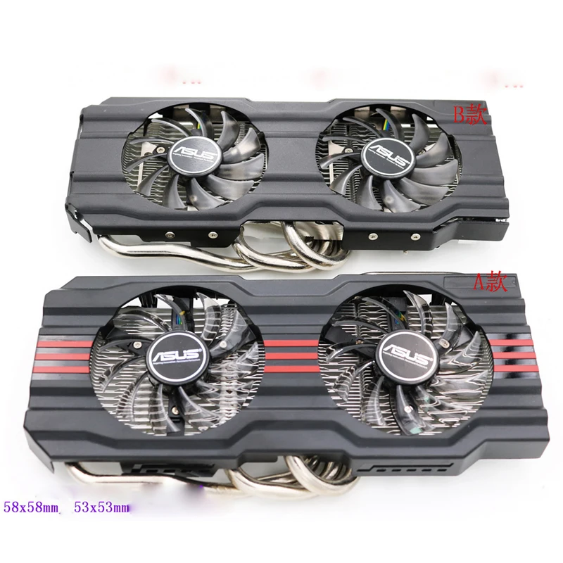 Original neue lufter fur asus gtx770 gtx670 gtx660ti gtx660 hd7870 graphics grafikkarte kuhler kuhlkorper