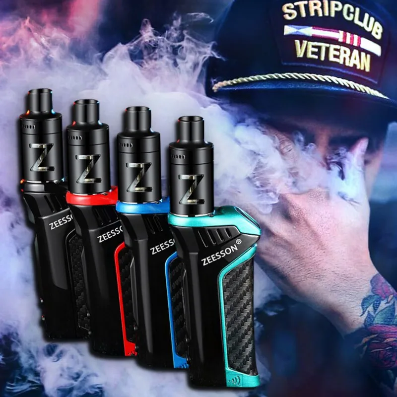 

Cool Dazzling Shape Design Rechargeable 100W Gig Fog Smoke Cessation Electronic Cigarette Metal Body Vape Atomizer Vaporizer Kit