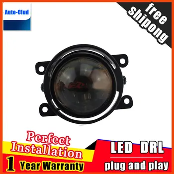 

Car Styling HID Double light lens fog lamp for Ford Escort 2006-2012 for foglight 2 function