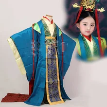 Fengling Children Mi yue новейшая телевизионная игра Legend of Mi yue-Ancient Qin Empress Xuan великолепный сценический костюм для маленькой девочки