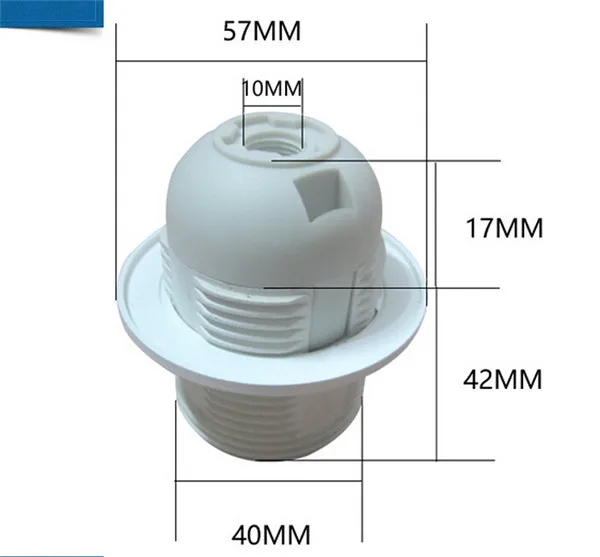 

E27 base plastic Clip type lamp holder E27 thread lampholder E27 semi thread lampholder full Thread e27 base