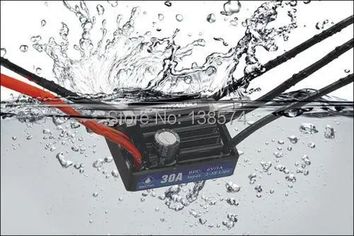 جديد hobbywing seaking v3 ماء wp 30a bl موتور esc 6 فولت/1a bec ل rc سباق القوارب esc