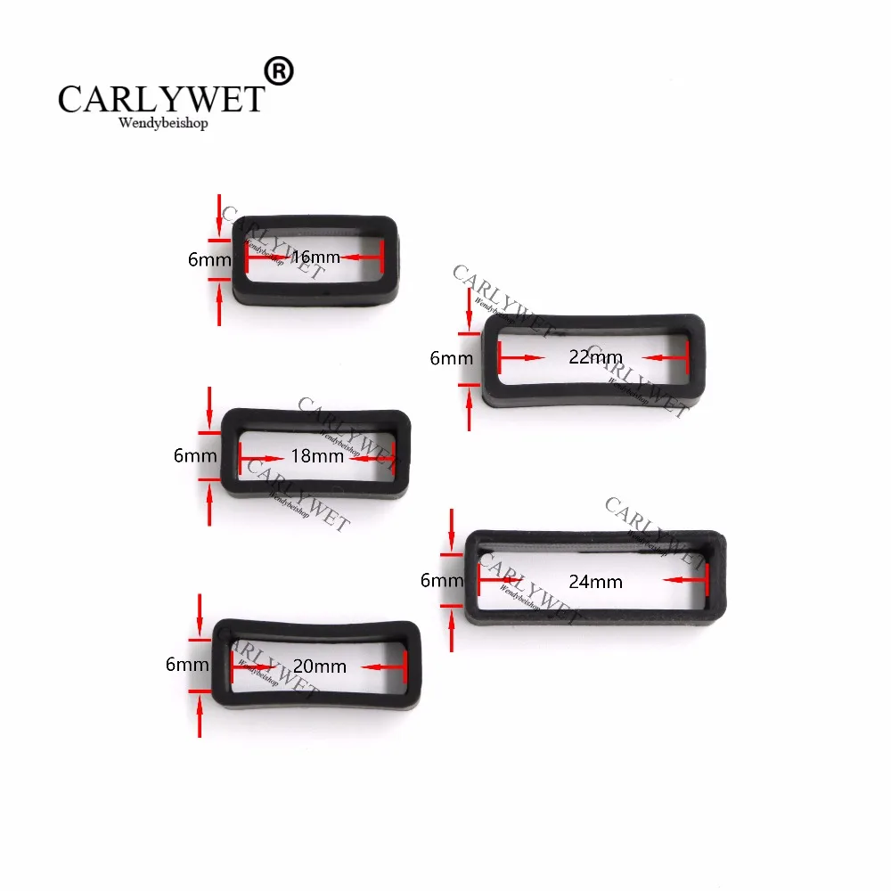 Rolamy 1 шт., 16, 18, 20, 22, 24 мм, Сменные аксессуары из силиконовой резины, держатель для шкафчика, Ремешки для наручных часов, браслет