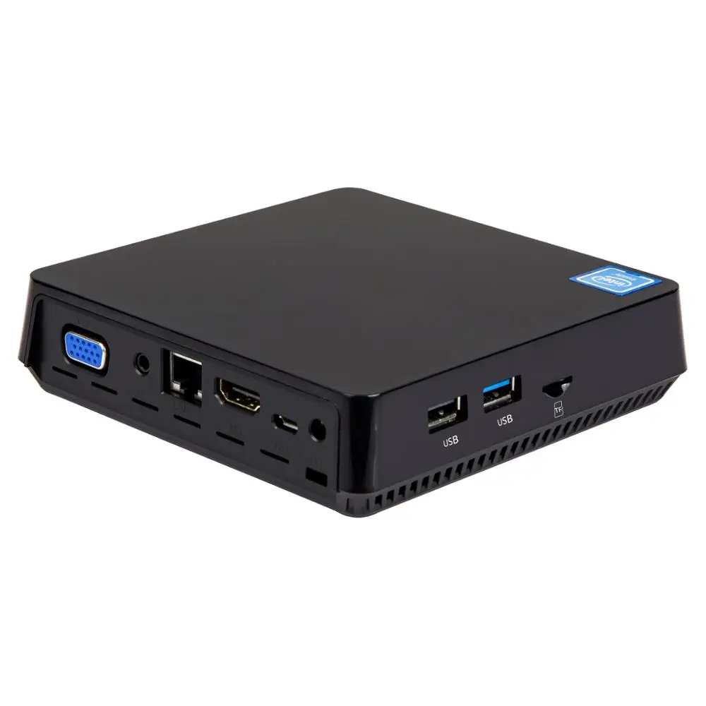 Четырехъядерный процессор Intel Atom X5-Z8350 4 ядра T11 Мини ПК Win10 компьютер 2 4G/5G WI-FI BT USB 3 0