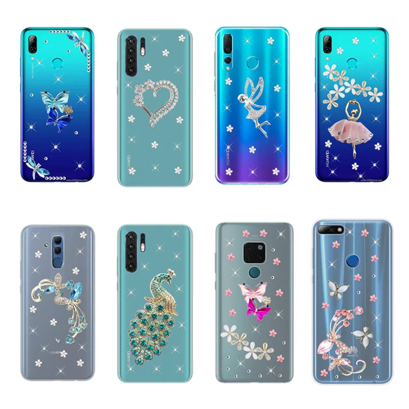 Для Huawei P30 Pro P20 Mate 20 10 lite Y7 Y9 2019 P Smart Z телефон бампер чехол для Honor 9X 7X 8A 9A 10i HRY