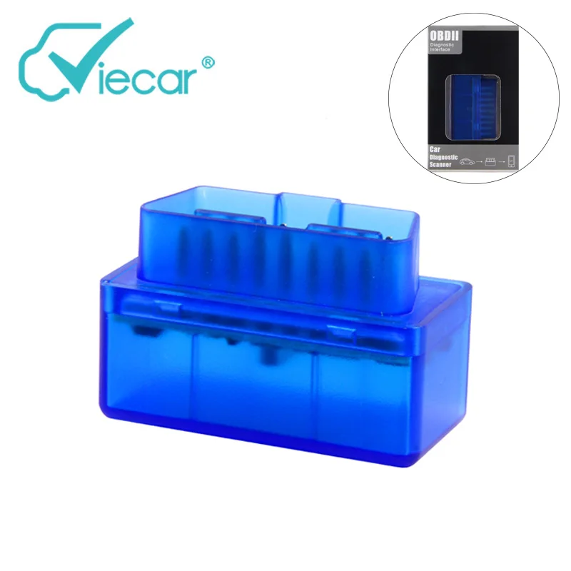Viecar Elm327 Bluetooth OBD2 Adapter V2.1 OBD Scan Car Diagnostic-Tool 327 Elm ODB 2 Car-Diagnostic Auto Scanner OBD ii Russia elm327 v1 5 bluetooth obd2 obd ii car auto diagnostic scanner tool