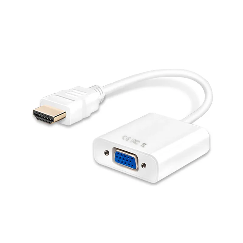 Высокое качество Hdmi к Vga адаптер папа женскому аудио кабель Линия передачи