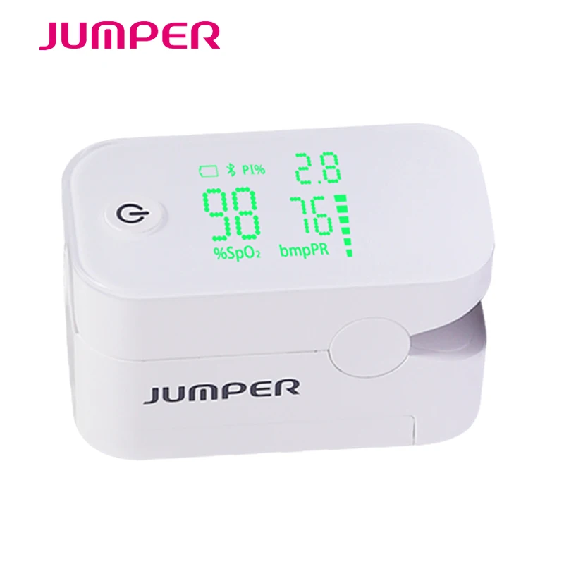 Wireless Bluetooth Finger Pulse Oximeter HD LED Display Fingertip Pulsioximetro Android iSO Phone APP Oximetro de pulso de dedo