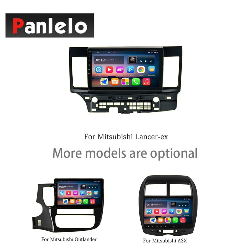 Panlelo Android 7 1 GPS Навигация BT управление рулевым колесом 2 Din для Mitsubishi ASX Outlander Lancer-ex