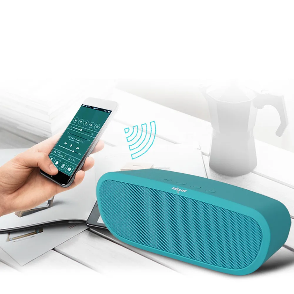 Bluetooth Колонка Zealot S9 портативная с поддержкой TF AUX U диска|Портативные колонки| |