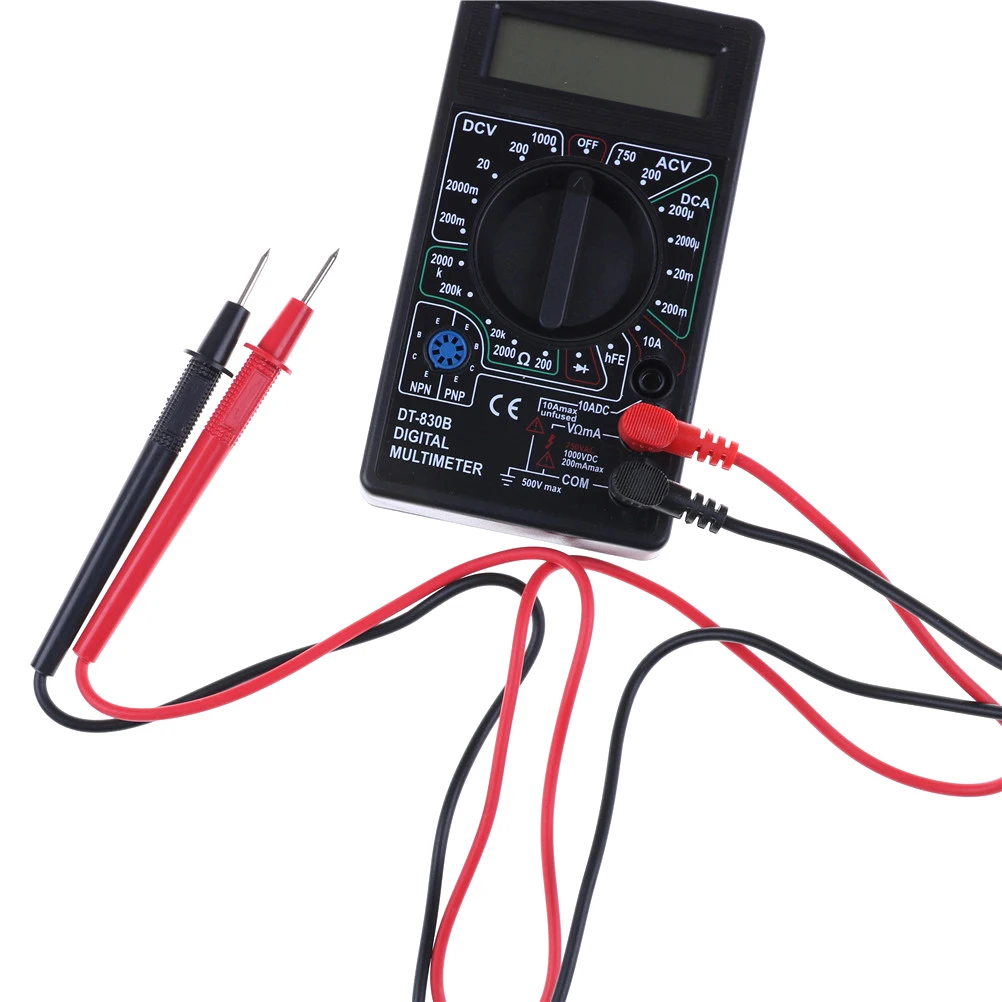 AC DC OHM Digital Multimeter Voltmeter Ammeter Volt Tester LCD Test