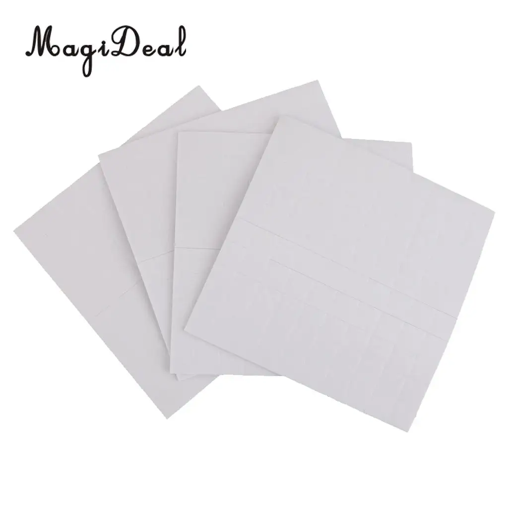 4 sheet Double Side Adhesive From Pads Sticker Fixers for Card Making Super Strong Mounting Sticky Tape 1 mm for Posters Glass