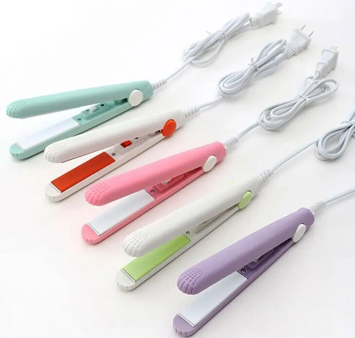 1 шт. керамический мини выпрямитель для волос|mini hair straightener|straightening ironceramic straightener |