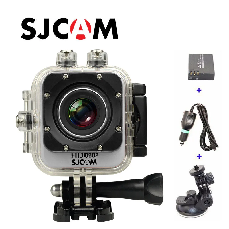 

Free Shipping!!Original SJCAM M10 1080P Extreme Sport DV Action Camera+Extra 1pcs battery+Car Charger+Holder