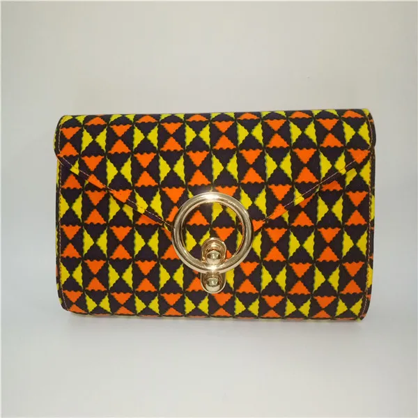 Красочный воск для батика тряпичная сумка Африканский воск печать и кошелек сумка с 6 ярдов Хлопок Воск модный дизайнер, Горячая 95-10 - Цвет: as picture 2