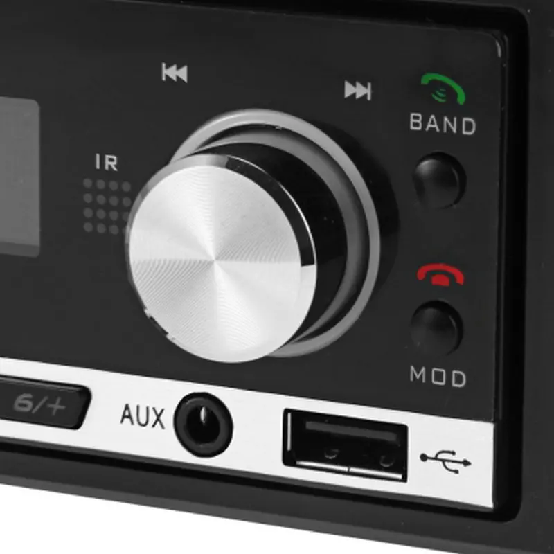 OllyMurs 12V Bluetooth V2.0 Car Stereo Audio In-dash Single Din FM Receiver Aux Input Receiver USB MP3 MMC WMA Radio Player XL-1