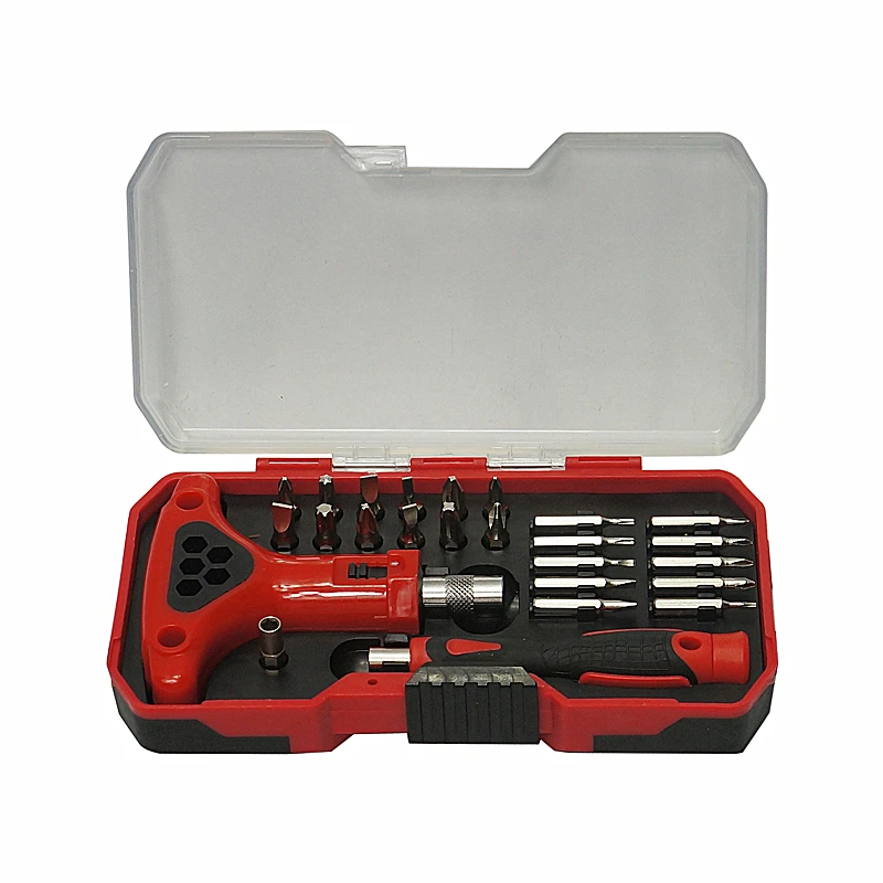 

22pcs Screwdriver Set T style Handle Repair Tools For Torx Head Screwdriver Handle Ratchet Wrench handle