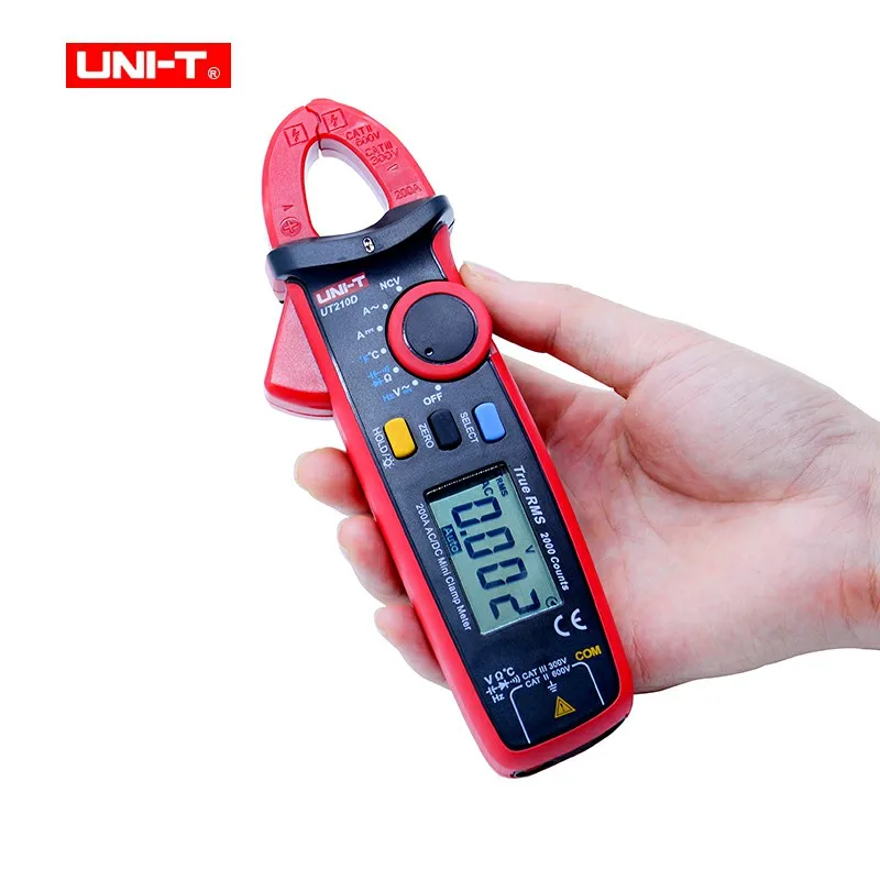 

Digital Clamp Meters Multimeter True RMS AC/DC Current Capacitance Tester Digital Multitester LCR Meter Megohmmeter UNI-T UT210D