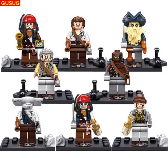

GUSUG 480PCS KSZ515 Pirates of the Caribbean Captain Jack Sparrow Super Heroes Building Blocks Children Gift Kids Gift Baby Toys