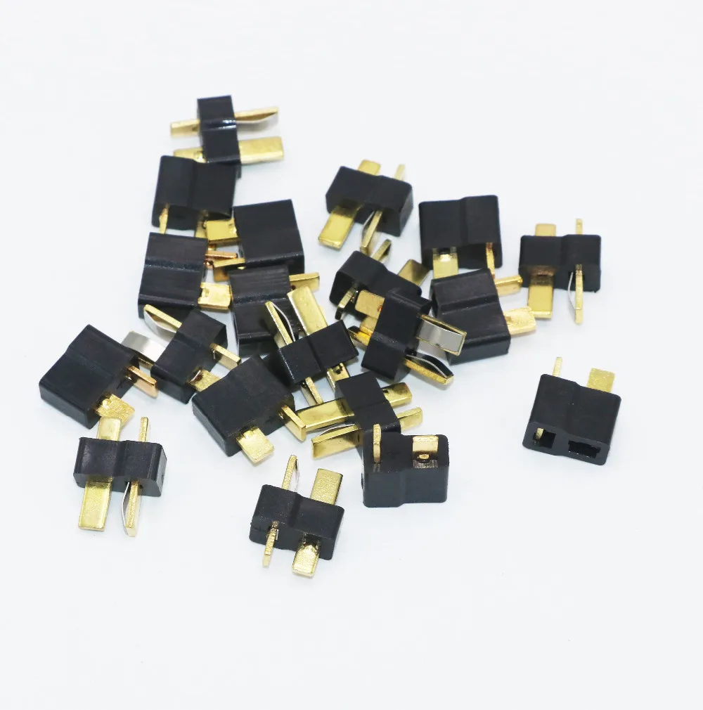 Deux connecteurs T-Plug Ultra Deans mâle et femelle connectés, montrant le verrouillage sécurisé.