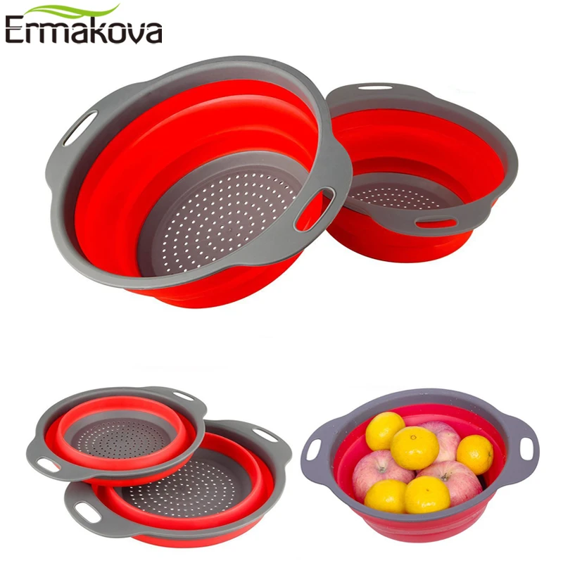 folding strainer colander