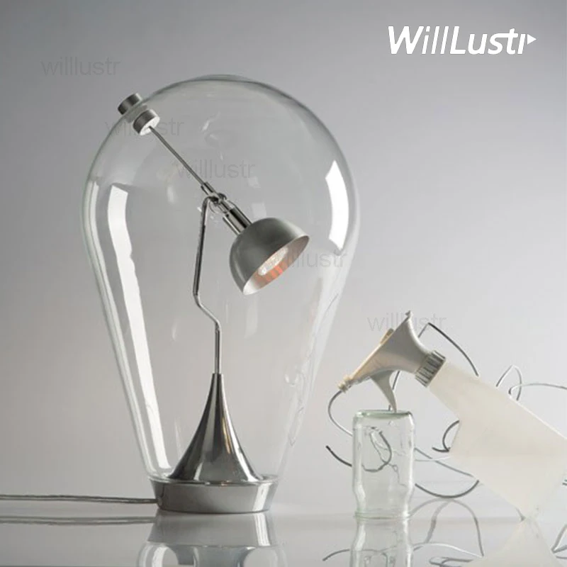 Настольная лампа современный магнит выдувное стекло разработан Pio и Тито тосо диван офис исследование лампа для чтения настольная лампа светильник