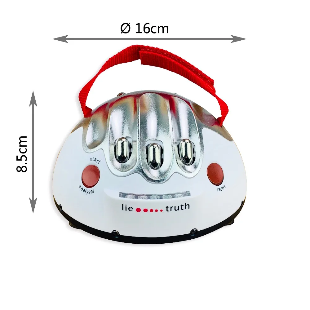 Обновленный микро электрический шокирующий детектор лжи, Funtoy Tricky Новинка Полиграф Тест истина или Dare игры вечерние анализаторы консолей