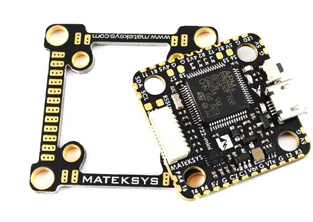 

Matek Systems F722-Mini Flight Controller OSD Dual Gyro/Acc 32M Flash 5V/2A BEC for FPV racing drone quadcopter accessories
