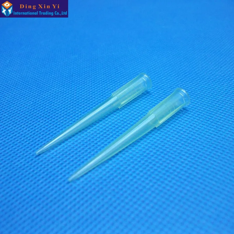 Toppette pipette tips for 200ul yellow tips 1000pcs/bag with for 2-20/5-50/10-100/20-200/50-200ul