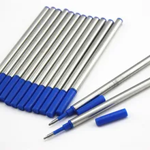 10 шт./лот Jinhao роллер заправки 0,5 мм синие чернила Стандартный заправка роллер ручка заправки 11,1 см