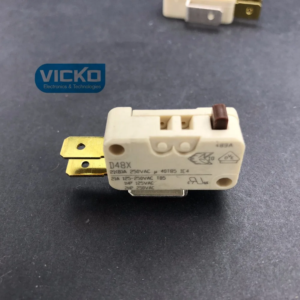 

German large micro switch D48X large current 21A 250VAC 125VAC 250V 125V water heater limit point contact switch