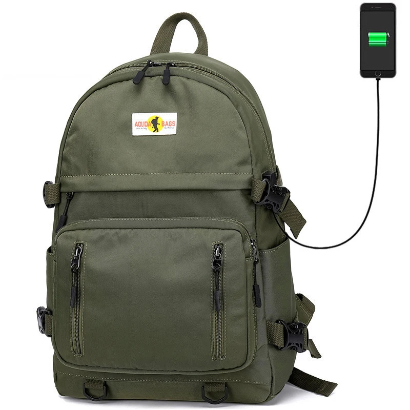 

External USB Charge Women Backpack Oxford Backpack Male Mochila Escolar Girls Laptop Backpack School Bags Backpack for teens