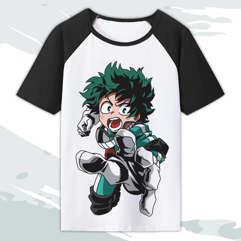 Футболка Boku с героями аниме Моя геройская академия футболка izuku midoriya для мужчин и