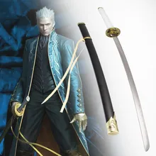 classic movie katana cosplay anime vergil sword carbon steel blade vintage home decor