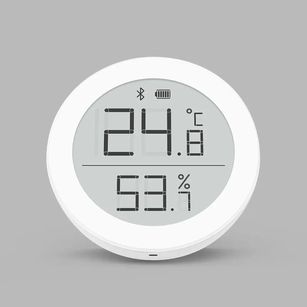 Цифровой термометр с датчиком температуры и влажности Bluetooth 5 0 ЖК