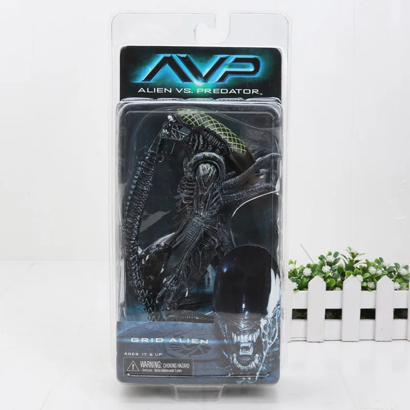 

18cm NECA aliens vs Predator Xenomorph Warrior Grid Dog Alien PVC Action Figure Collectible Model Toy children gift