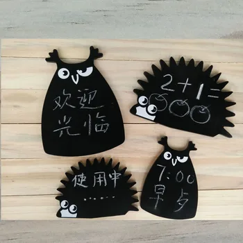 

1pcs Zakka home supplies miscellaneous goods creative living supplies blackboard message board wood craft