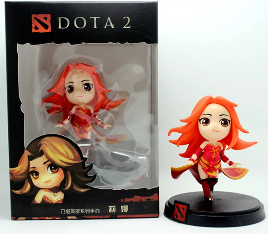  DOTA 2 Figure Lina PVC Action Figures Boxed Collection Dota2 Toys Dota 2 Heroes best gift for you