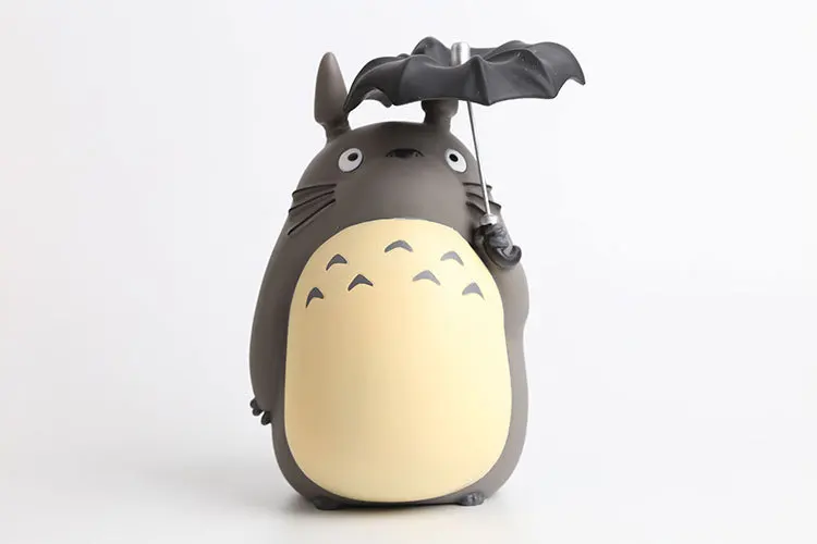 

Miyazaki Hayao Anime Cartoon Totoro with Umbrella PVC Action Figure Collectible Toy Doll 8" 20CM Christmas Gifts For Children